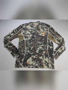 First Lite Wilkin 1/2 Zip Aerowool LS Top L  Conifer 150 Weight Merino